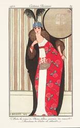 Tavola di moda femminile dal Journal des Dames et des Modes