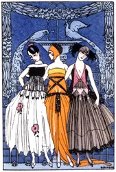 Le tre Grazie, c. 1920 (incisione)
