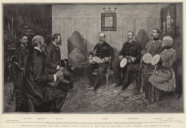 Un incontro memorabile, i generali boeri ricevuti dal re sullo yacht reale Victoria e Albert a Cowes