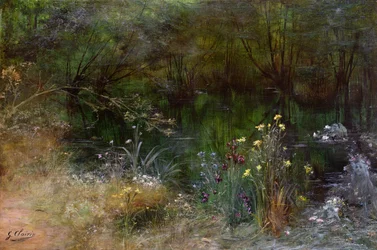 Un lago con Naiadi