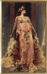 Sarah Bernhardt nel ruolo di Cleopatra