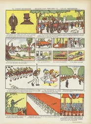 Cucina borghese. Una ricetta per un viaggio presidenziale. Illustrazione per Le Rire