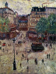 Una Piazza a Parigi, 1907