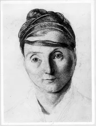 Una sarta orgogliosa, -in Studio della fisiognomia degli alienati, disegno di Gabriel