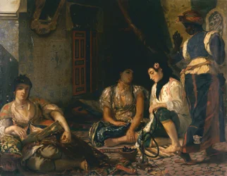 Scena algerina, donne di Algeri