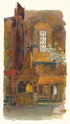Interno della Chiesa di San Nicola, Yaroslav, c. 1900, 1905