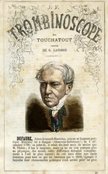 Jules Armand DUFAURE (1798-1881) - illustrazione da "Le Trombinoscope", periodico satirico politico di Leon-Charles Bienvenu, noto come Touchatout (1835-1910) monografia N. 30, Parigi, marzo 1872