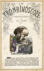 Jules SIMON (1814-1896) - illustrazione da "Le Trombinoscope", periodico politico satirico di Leon-Charles Bienvenu, noto come Touchatout (1835-1910) monografia N. 14, Parigi