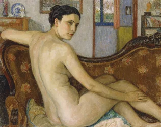 La bagnante con il suo cane