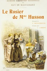 Copertina del libro "Le Rosier de Mme Husson" di Guy de Maupassant