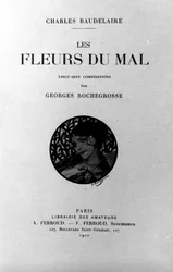 Frontespizio de "I fiori del male" di Charles Baudelaire illustrato da Georges Antoine Rochegrosse (1910)