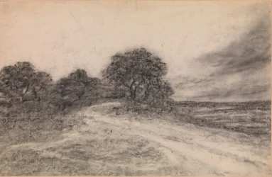 Paesaggio con alberi