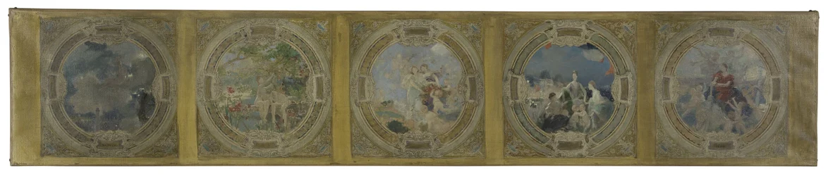 Bozzetto per la Galleria Lobau al Municipio di Parigi: L