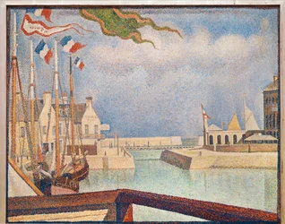 Port-en-Bessin, una domenica (olio su tela)