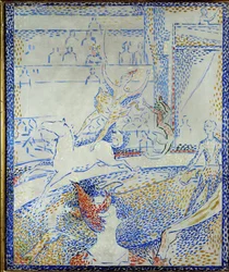 Bozzetto per il circo (pittura su tela)