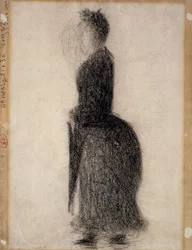 Donna con un parasole, c.1883