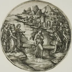 La regina di Saba cammina sulle acque