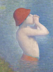 (dettaglio) dei Bagnanti ad Asnières, 1884