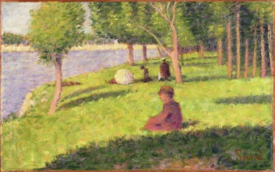 Figure sedute, studio per Una domenica pomeriggio sull