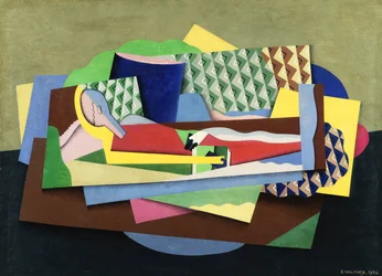 Donna sdraiata; Femme Couchee, 1924