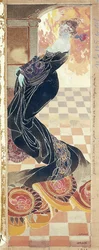Signora in abito nero, ca. 1900