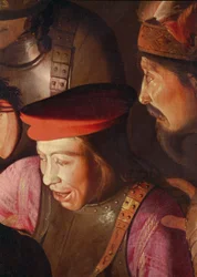 Il rinnegamento di San Pietro (dettaglio)