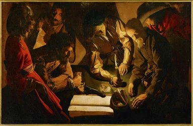Il pagamento delle tasse (dipinto su tela)