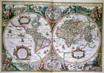 Mappa del mondo. Nova Totius Terrarum Orbis