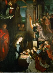 Notte Santa (dipinto su legno di quercia)