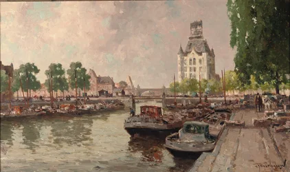 Veduta della Witte Huis, Rotterdam