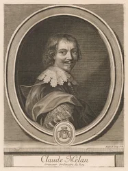 Claude Melan, dal libro Les hommes illustres..., vol. II, di Charles Perrault