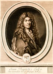 Ritratto di Jean-Baptiste Lully (acquaforte)