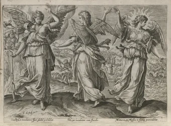 Gli angeli Taedkiel, Piel e Mittaron
