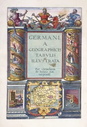 Pagina del titolo alla parte 2, "Germania geographicus tabulis illustrata", 1593