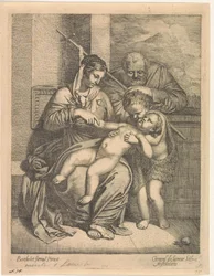 La Sacra Famiglia con Giovanni Battista