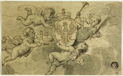 Putti e stemmi