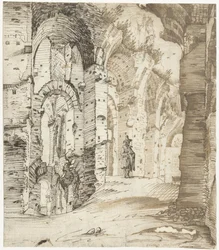 Rovine delle strutture del palazzo di Settimio Severo, Roma