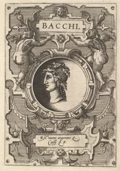 Busto di Bacco circondato da cinghie, dalla serie 