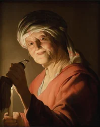 Una vecchia donna