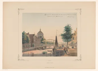 Veduta della Oude Vest a Leiden