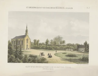 Chiesa e portineria dietro Meerenberg