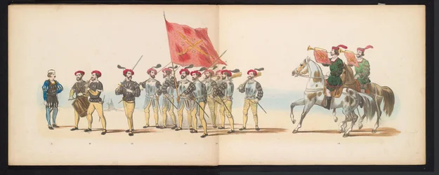 Mascherata degli studenti di Leida, 1855 (tavola 12)