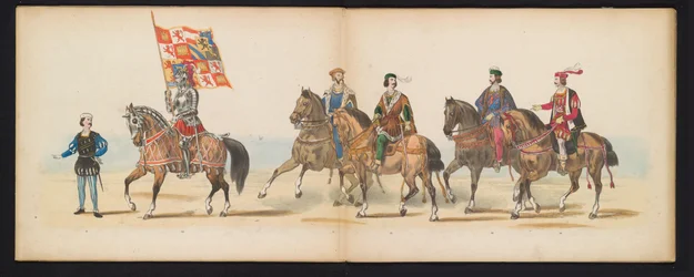Mascherata degli studenti di Leida, 1855 (tavola 7)