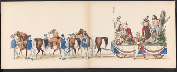 Mascherata degli studenti di Leida, 1870 (tavola 15)
