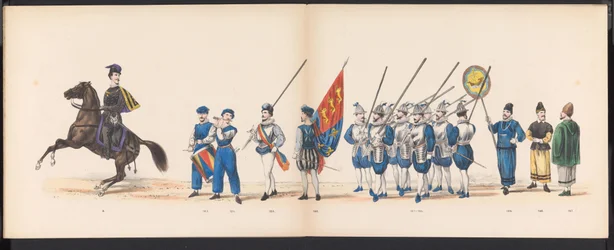 Mascherata degli studenti di Leida, 1870 (tavola 16)