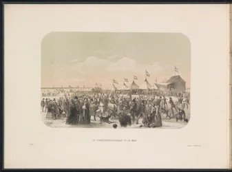 Pattinaggio sul Maas a Rotterdam, 1855
