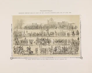 Mascherata tenuta dai membri del Leydsche Studenten-Corps, 11 giugno 1860. L