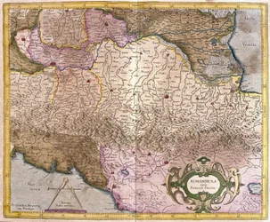 Romagna con Parma, Italia (incisione)