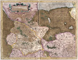 Sassonia e Meclemburgo, Germania (incisione)