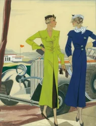 Moda femminile 1932 / Cappotti da auto
